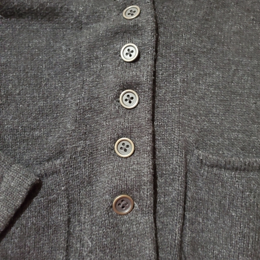 Vintage Y2K 2000s 00s Cabi Black Grey Knit Sweater - Picture 5 of 5
